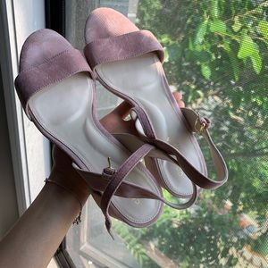 Cole Haan pink block heel sandals